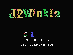 J.P. Winkle Title Screen